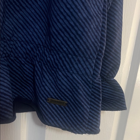 Stylish Navy Striped sweat shirt by The Roadster Life CO Women’s Size L - Picture 4 of 5